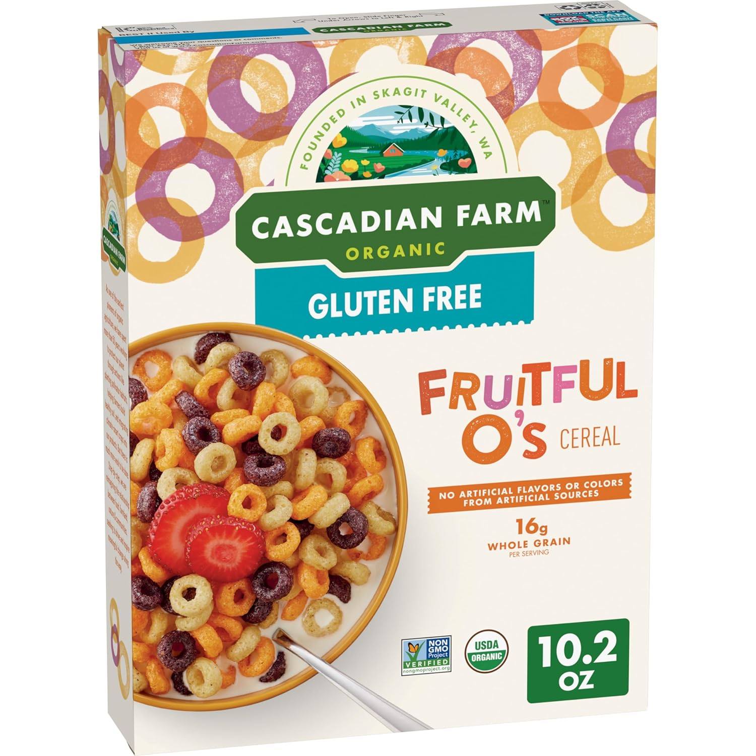 Cascadian Farm Organic Fruitful Os Breakfast Cereals